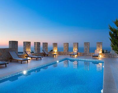 Sea view villa with pivate pool near Rethymno