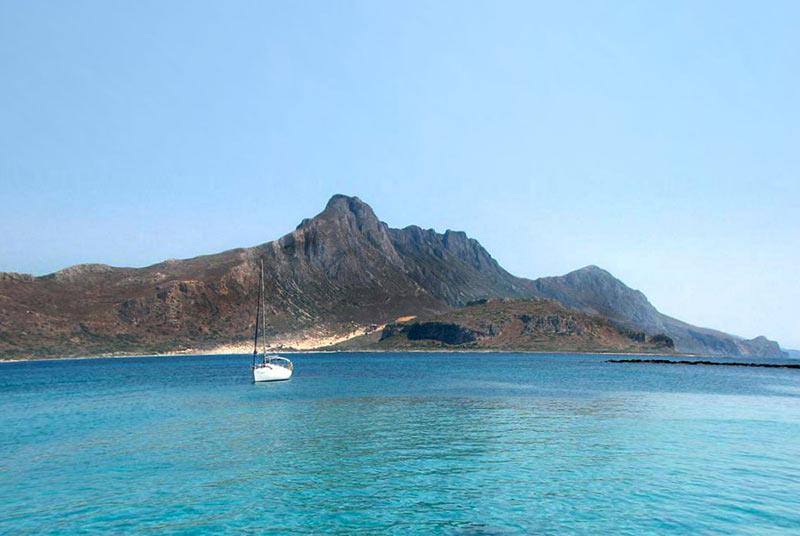 balos lagoon in Crete