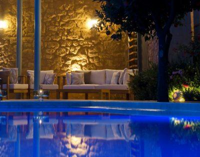 Luxury family villa with private pool near Chania
