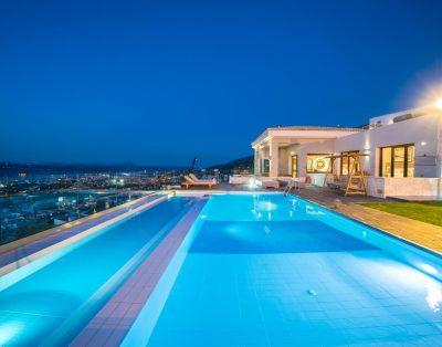 Luxury Villa with helipad in Chania with pool and helipad