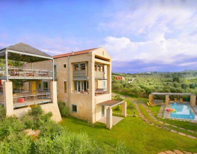 Modern villa for large groups or families near Chania
